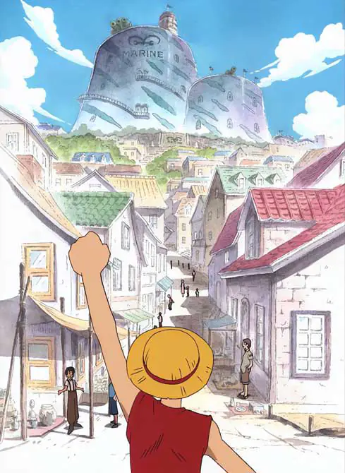 Luffy-first-time-Shells-town